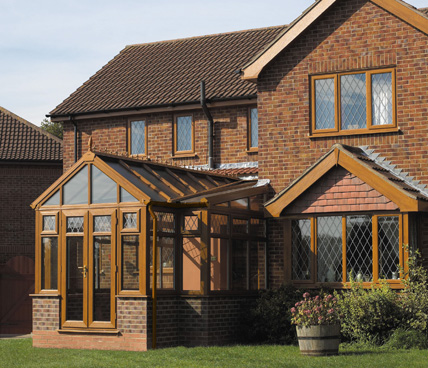 Gable Conservatory with house in view